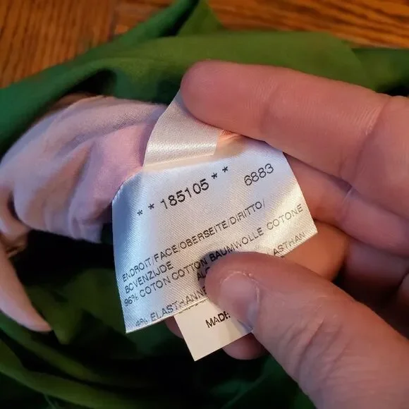 Weill green sleeveless fit&flare tie waist dress sz 6 - Picture 6 of 7